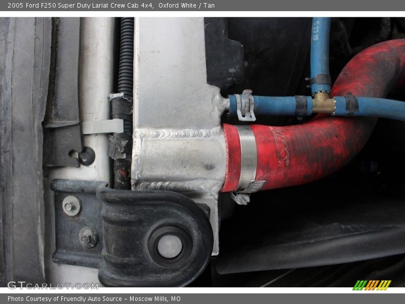 Oxford White / Tan 2005 Ford F250 Super Duty Lariat Crew Cab 4x4