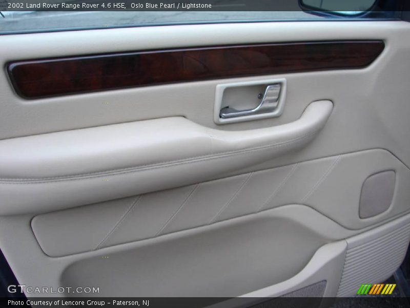 Oslo Blue Pearl / Lightstone 2002 Land Rover Range Rover 4.6 HSE