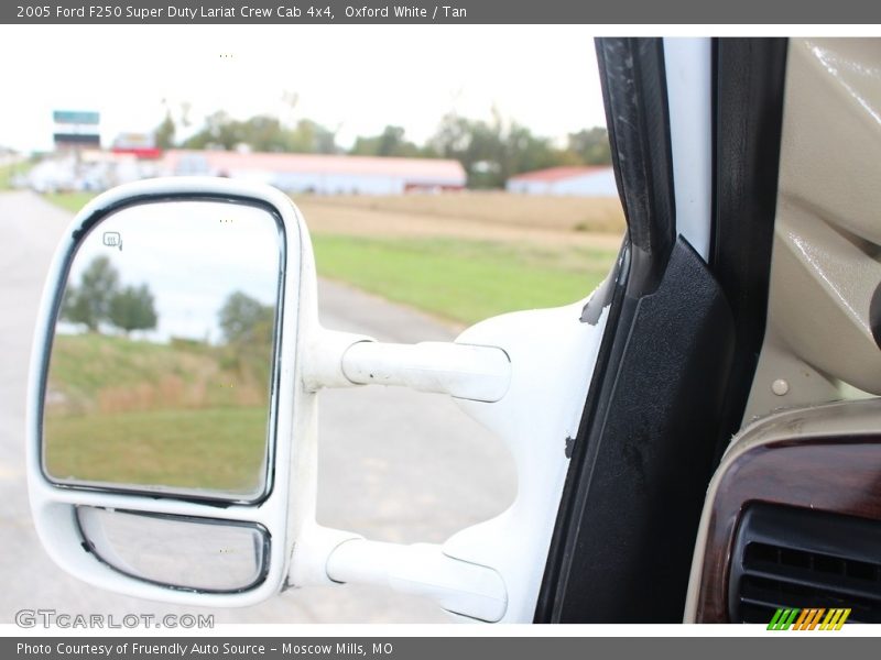 Oxford White / Tan 2005 Ford F250 Super Duty Lariat Crew Cab 4x4