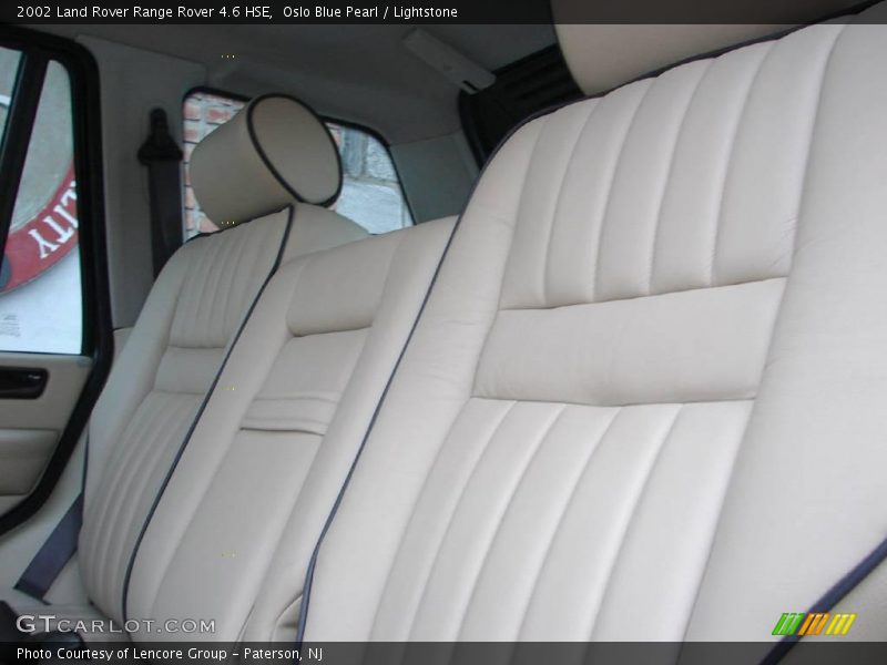 Oslo Blue Pearl / Lightstone 2002 Land Rover Range Rover 4.6 HSE