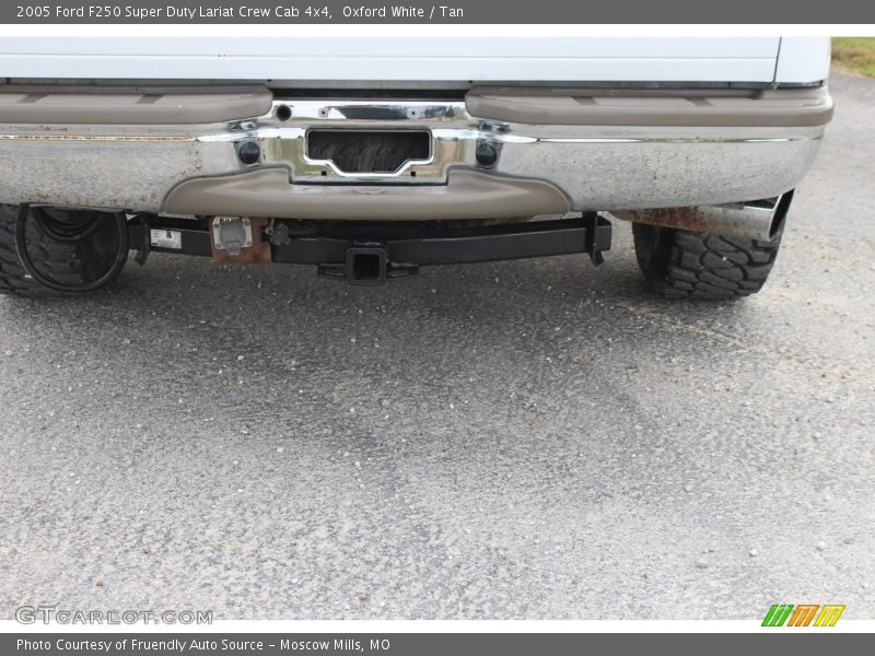 Oxford White / Tan 2005 Ford F250 Super Duty Lariat Crew Cab 4x4