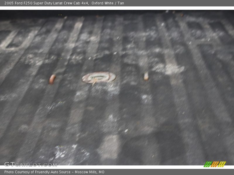 Oxford White / Tan 2005 Ford F250 Super Duty Lariat Crew Cab 4x4