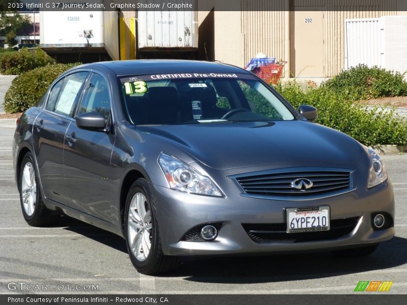 Graphite Shadow / Graphite 2013 Infiniti G 37 Journey Sedan