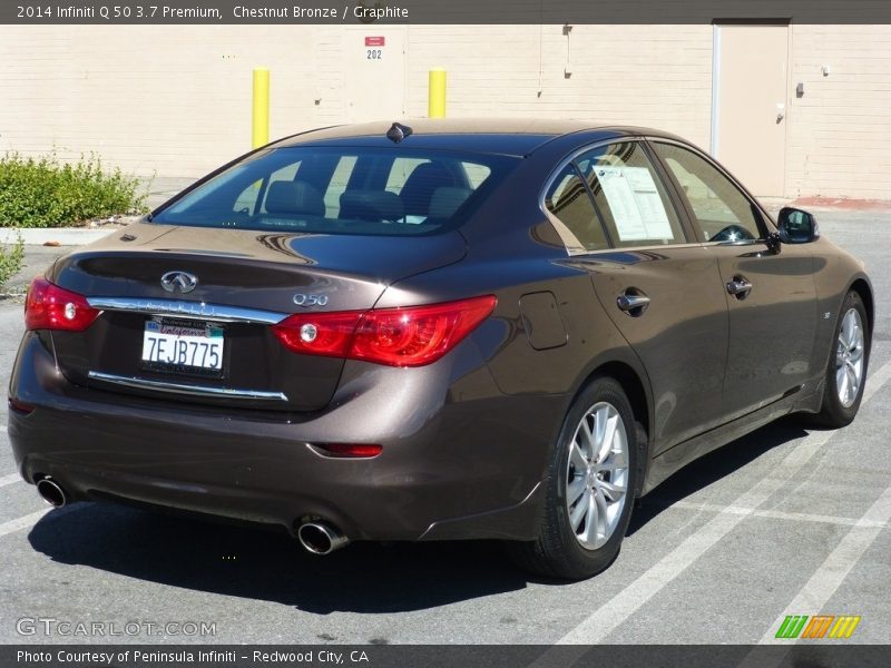 Chestnut Bronze / Graphite 2014 Infiniti Q 50 3.7 Premium