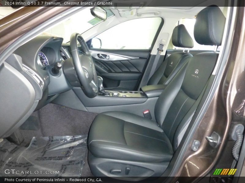 Chestnut Bronze / Graphite 2014 Infiniti Q 50 3.7 Premium