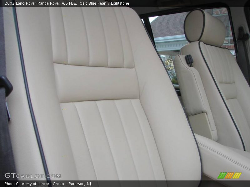 Oslo Blue Pearl / Lightstone 2002 Land Rover Range Rover 4.6 HSE