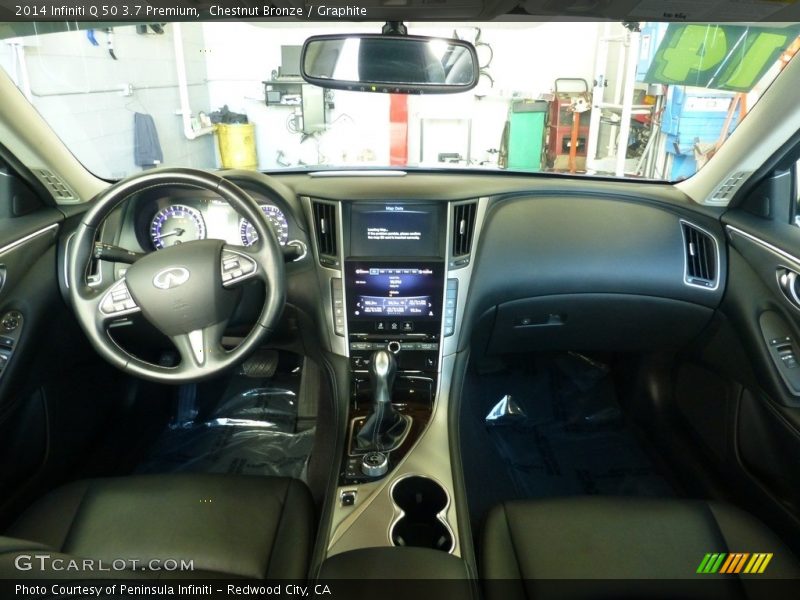 Chestnut Bronze / Graphite 2014 Infiniti Q 50 3.7 Premium