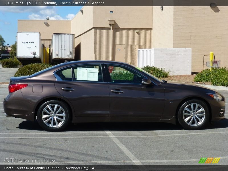 Chestnut Bronze / Graphite 2014 Infiniti Q 50 3.7 Premium