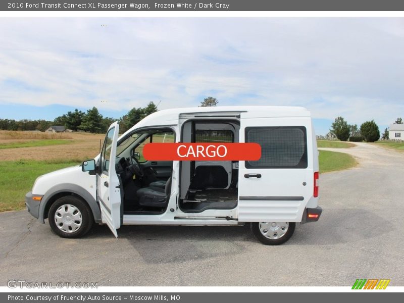 Frozen White / Dark Gray 2010 Ford Transit Connect XL Passenger Wagon