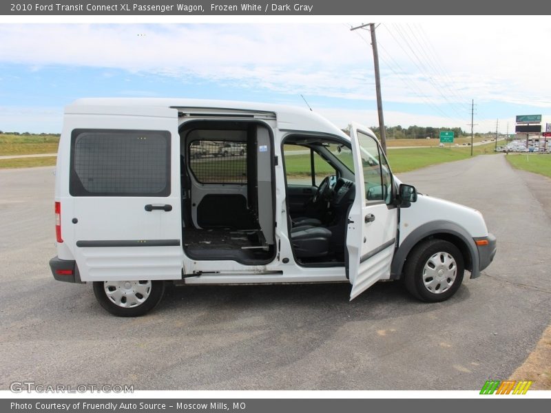 Frozen White / Dark Gray 2010 Ford Transit Connect XL Passenger Wagon