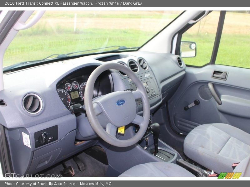 Frozen White / Dark Gray 2010 Ford Transit Connect XL Passenger Wagon