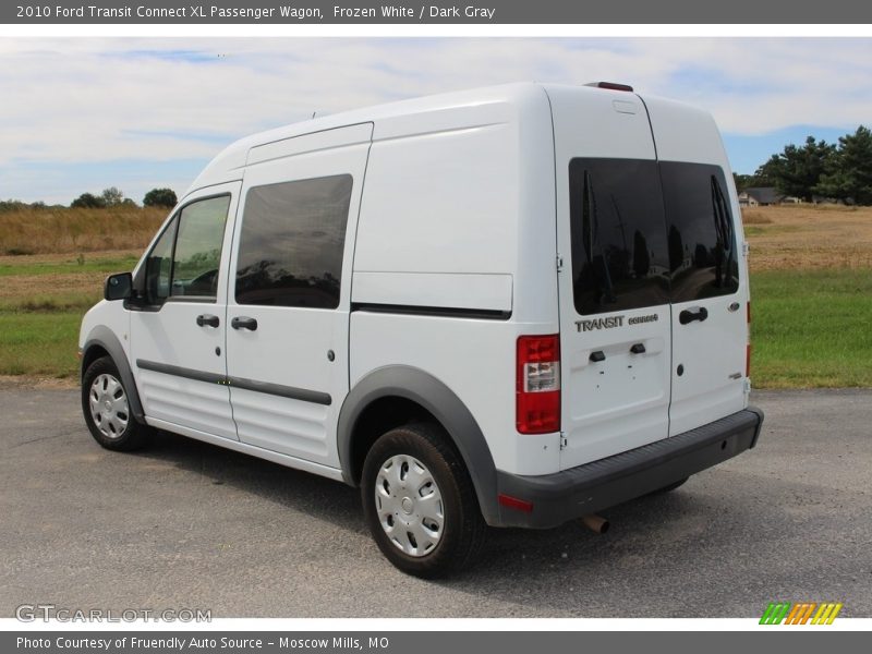Frozen White / Dark Gray 2010 Ford Transit Connect XL Passenger Wagon