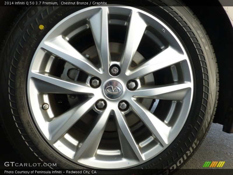 Chestnut Bronze / Graphite 2014 Infiniti Q 50 3.7 Premium