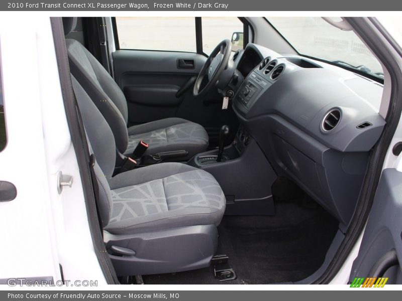 Frozen White / Dark Gray 2010 Ford Transit Connect XL Passenger Wagon