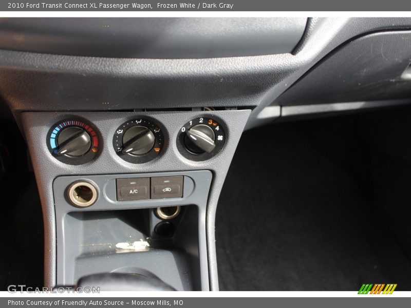 Frozen White / Dark Gray 2010 Ford Transit Connect XL Passenger Wagon