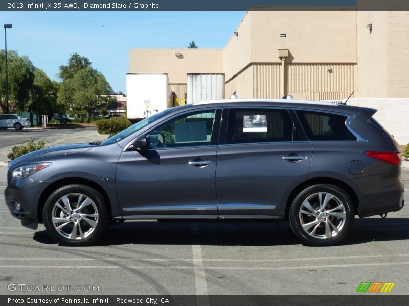 Diamond Slate / Graphite 2013 Infiniti JX 35 AWD