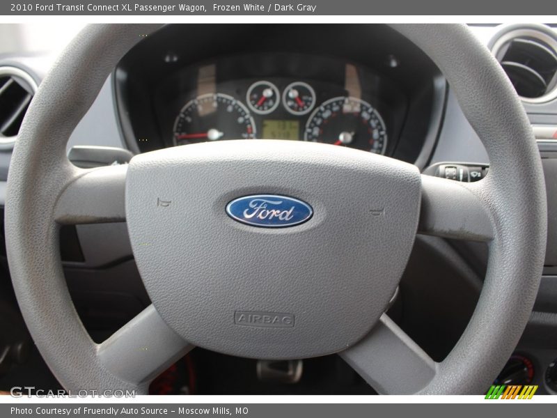Frozen White / Dark Gray 2010 Ford Transit Connect XL Passenger Wagon