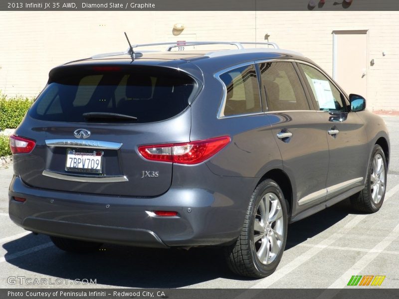 Diamond Slate / Graphite 2013 Infiniti JX 35 AWD