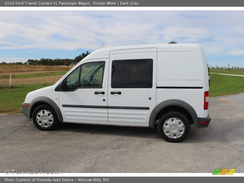 Frozen White / Dark Gray 2010 Ford Transit Connect XL Passenger Wagon