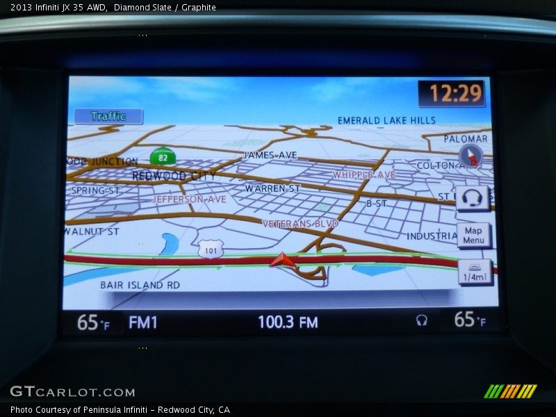 Diamond Slate / Graphite 2013 Infiniti JX 35 AWD