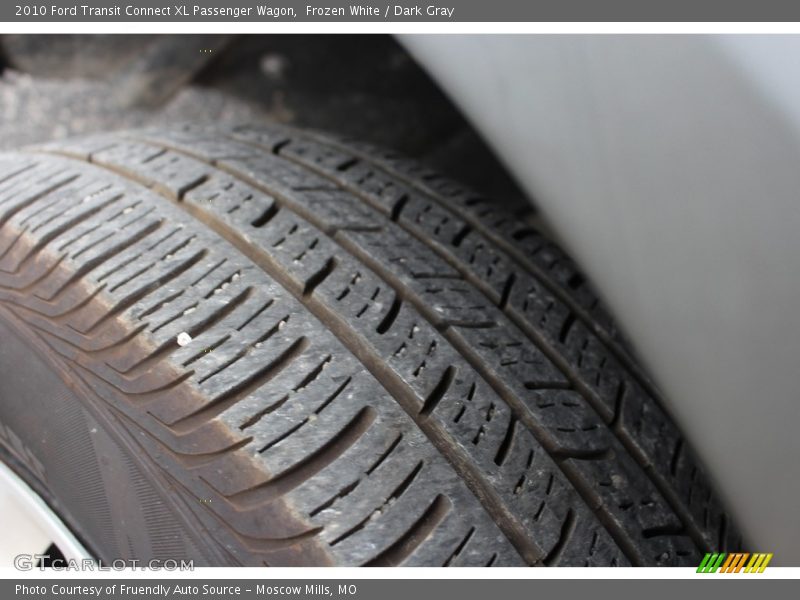 Frozen White / Dark Gray 2010 Ford Transit Connect XL Passenger Wagon