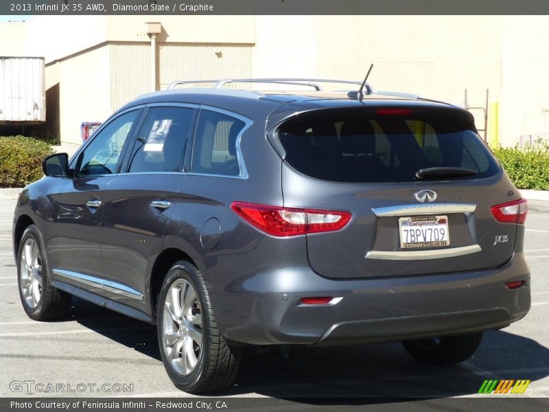 Diamond Slate / Graphite 2013 Infiniti JX 35 AWD