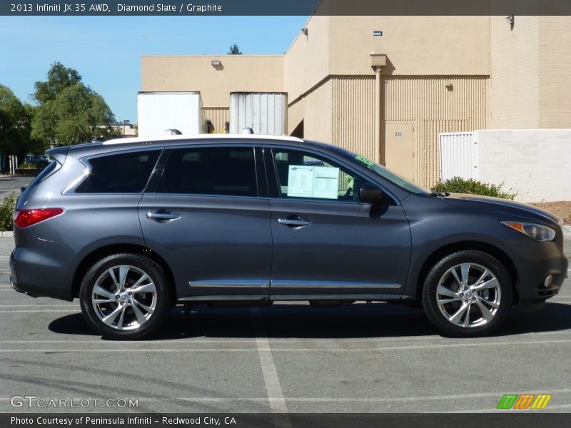 Diamond Slate / Graphite 2013 Infiniti JX 35 AWD