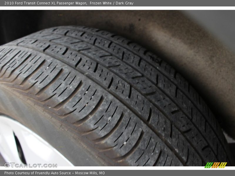 Frozen White / Dark Gray 2010 Ford Transit Connect XL Passenger Wagon