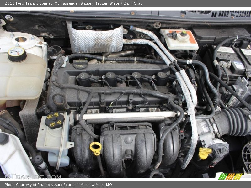 Frozen White / Dark Gray 2010 Ford Transit Connect XL Passenger Wagon