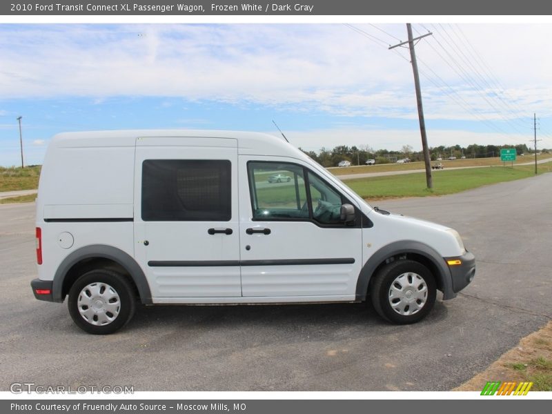 Frozen White / Dark Gray 2010 Ford Transit Connect XL Passenger Wagon