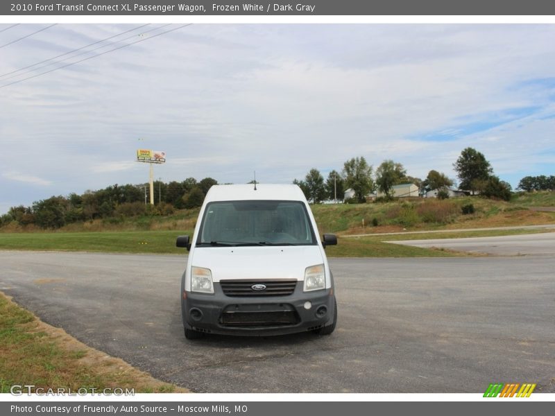 Frozen White / Dark Gray 2010 Ford Transit Connect XL Passenger Wagon