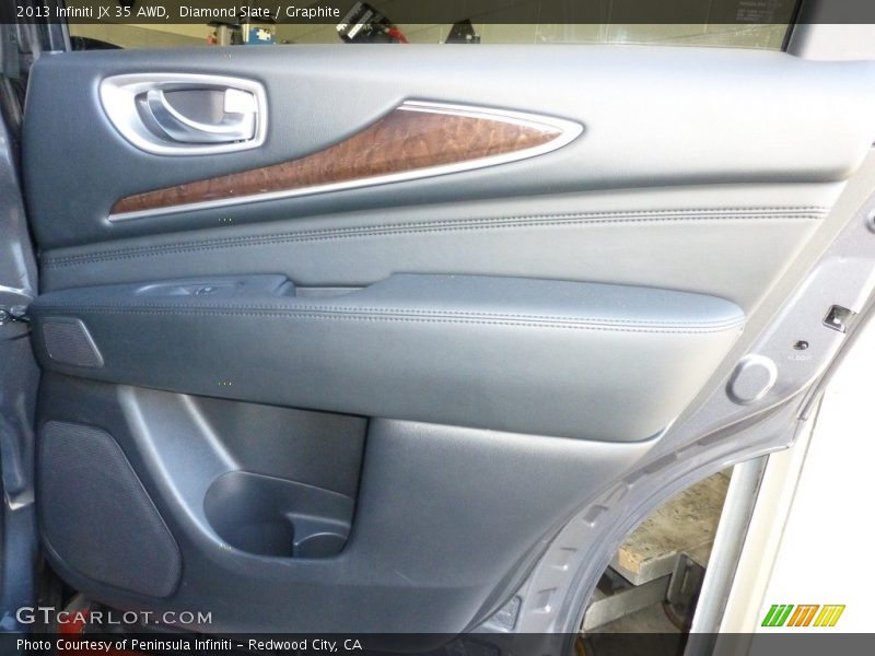 Diamond Slate / Graphite 2013 Infiniti JX 35 AWD