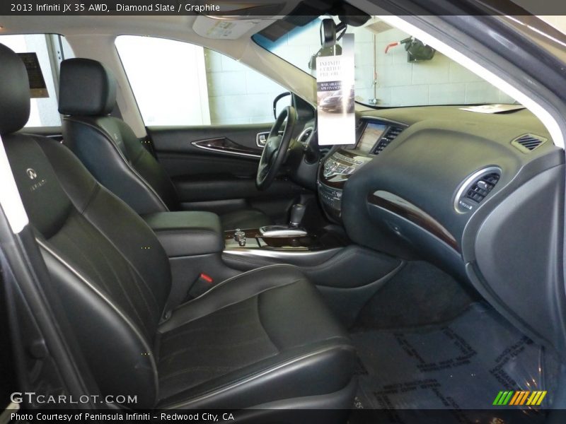 Diamond Slate / Graphite 2013 Infiniti JX 35 AWD