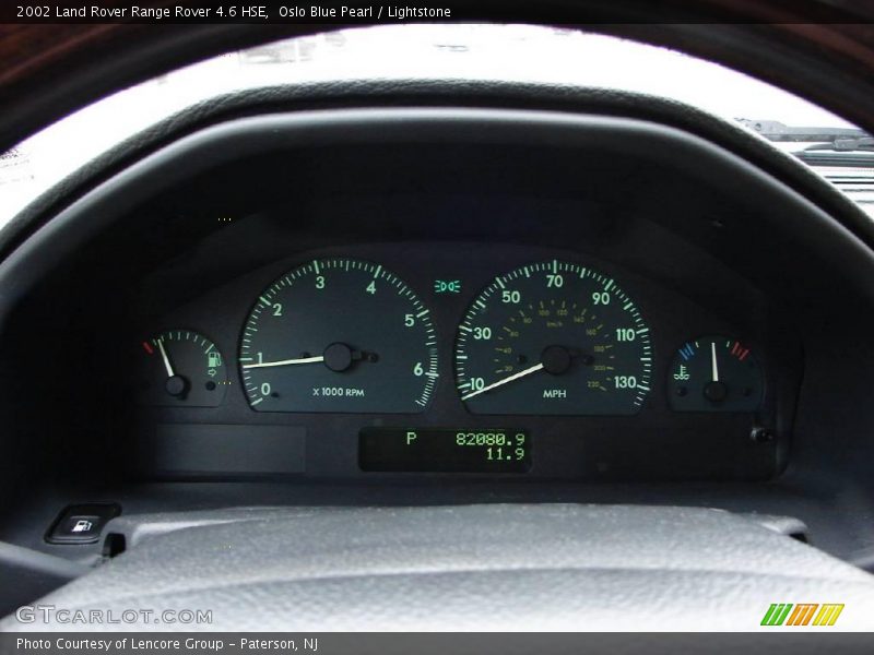 Oslo Blue Pearl / Lightstone 2002 Land Rover Range Rover 4.6 HSE