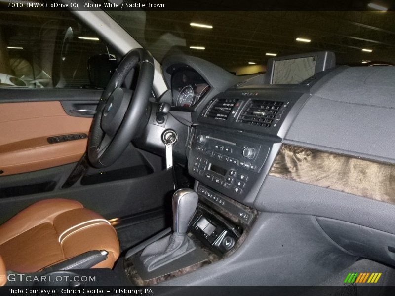 Alpine White / Saddle Brown 2010 BMW X3 xDrive30i
