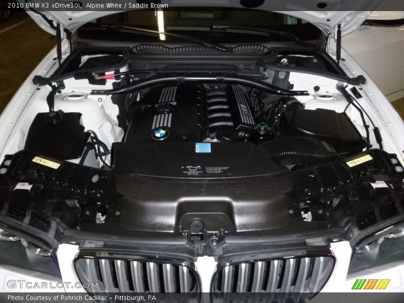 Alpine White / Saddle Brown 2010 BMW X3 xDrive30i