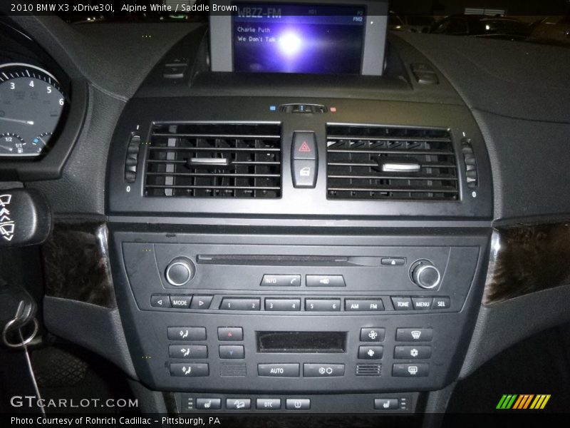 Alpine White / Saddle Brown 2010 BMW X3 xDrive30i