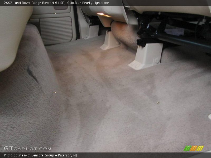 Oslo Blue Pearl / Lightstone 2002 Land Rover Range Rover 4.6 HSE