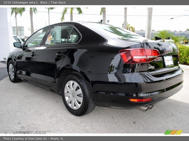 Black / Titan Black 2016 Volkswagen Jetta S