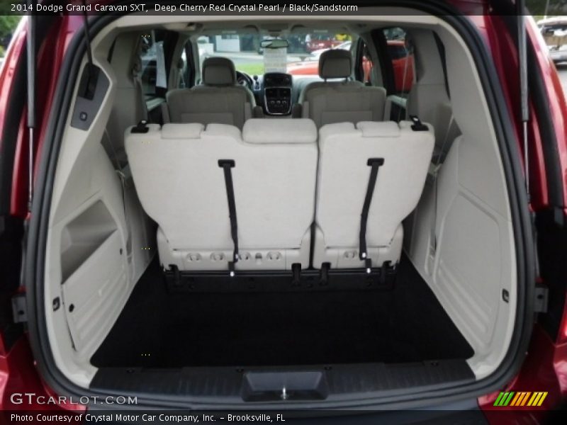 Deep Cherry Red Crystal Pearl / Black/Sandstorm 2014 Dodge Grand Caravan SXT