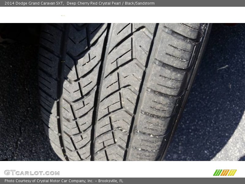 Deep Cherry Red Crystal Pearl / Black/Sandstorm 2014 Dodge Grand Caravan SXT