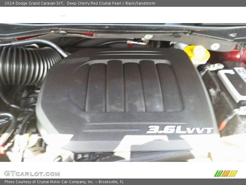 Deep Cherry Red Crystal Pearl / Black/Sandstorm 2014 Dodge Grand Caravan SXT