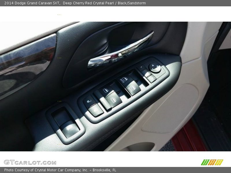 Deep Cherry Red Crystal Pearl / Black/Sandstorm 2014 Dodge Grand Caravan SXT