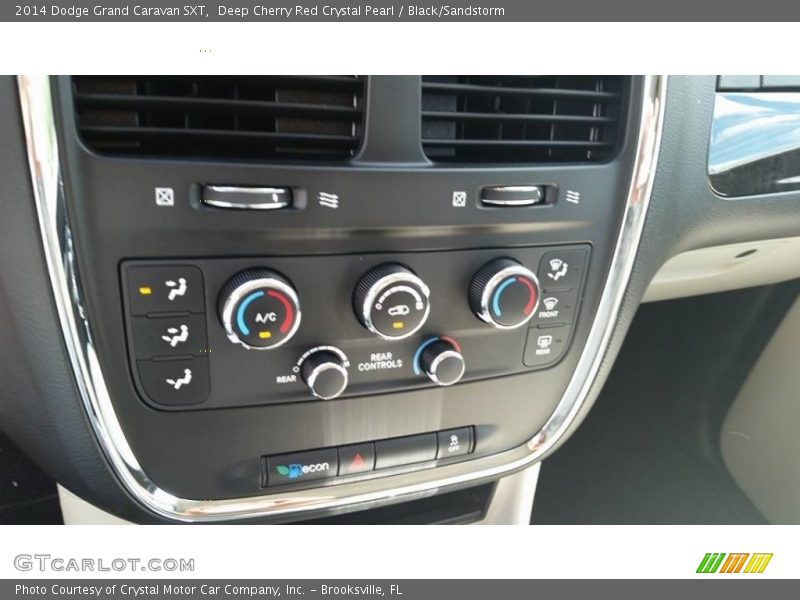 Deep Cherry Red Crystal Pearl / Black/Sandstorm 2014 Dodge Grand Caravan SXT