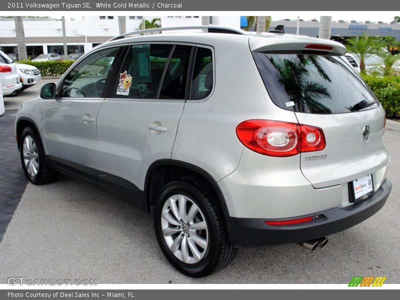 White Gold Metallic / Charcoal 2011 Volkswagen Tiguan SE
