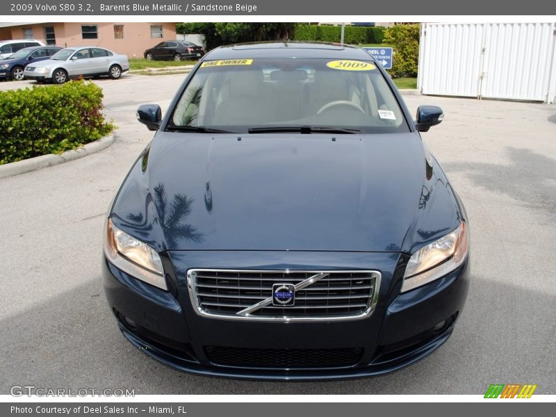 Barents Blue Metallic / Sandstone Beige 2009 Volvo S80 3.2