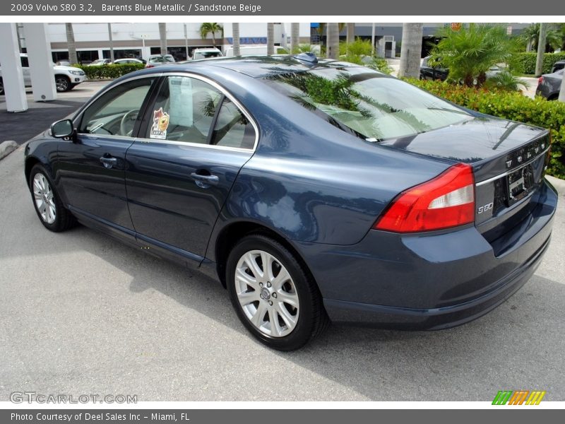 Barents Blue Metallic / Sandstone Beige 2009 Volvo S80 3.2