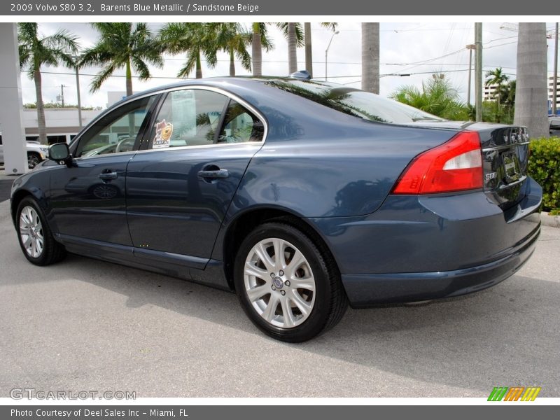 Barents Blue Metallic / Sandstone Beige 2009 Volvo S80 3.2