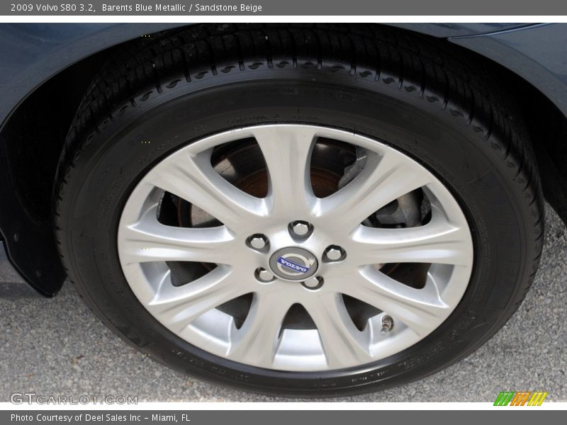 Barents Blue Metallic / Sandstone Beige 2009 Volvo S80 3.2