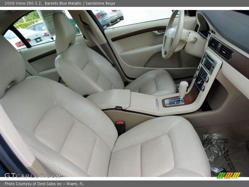 Barents Blue Metallic / Sandstone Beige 2009 Volvo S80 3.2